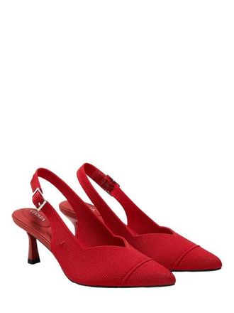Vivaia Addison Pointed-Toe Slingback Sandals in Ruby Red at Nordstrom, Size 7.5
