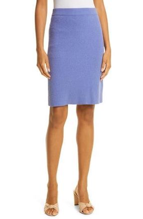 Rebecca Taylor Cotton Blend Boucl&eacute; Skirt in French Blue at Nordstrom Rack, Size X-Small