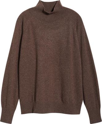 Reformation Meritt Cashmere Turtleneck in Hedgerow at Nordstrom, Size X-Large