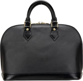 Louis Vuitton Pre-owned Handbags, female, Black, Size: ONE SIZE Pre-owned Alma Handbag Structured