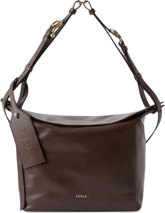 Furla Schoudertas - Dames - Schoudertassen - Bruin - ONE Size - Nylon - Tassen