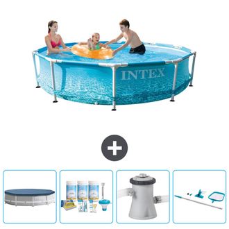 Intex Piscina Con Estructura Redonda - 305x76 Cm - 5-piezas Scb7