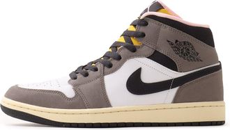 Air Jordan Mens Jordan 1 Mid SE White Cave Stone