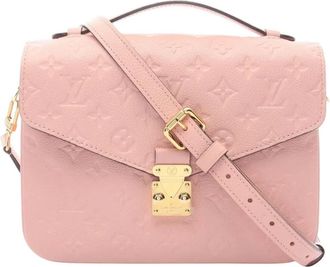 Louis Vuitton Borsa a tracolla Pochette Metis in pelle Empreinte con monogramma 2019 - Rosa