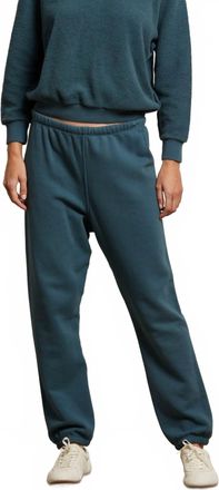 perfectwhitetee Stevie Fleece Easy Sweatpant In Slate