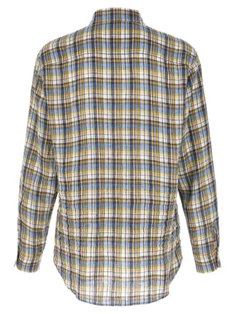 Dsquared2 Plaid Linen Shirt - Blue