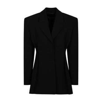Givenchy Blazers, female, Black, 2XS, Black Wool Blazer Jacket