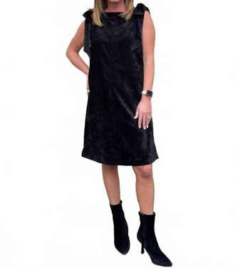 THML Clothing Liana Bow Mini Dress In Black
