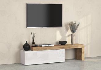 Inosign Lowboard »Chronos TV-Board, T-Schrank« Breite verstellbar von 180 bis 290 cm, 1 Stk. tlg. Breite 240 cm TV-Board,Lowboard,1 Klappe und ein L-Förmiger 