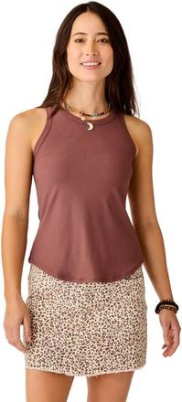 Carve Designs Lyra Rib Tank in Coco at Nordstrom, Size Xx-Small