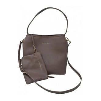 Valentino Tassen, Dames, Grijs, ONE Size, Brixton Schoudertas