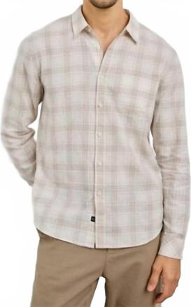 Rails Clyde Shirt In Sea Oat White
