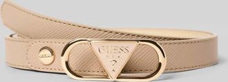 Guess G&uuml;rtel mit Label-Detail Modell SERENOVA in Taupe, Gr&ouml;&szlig;e XS