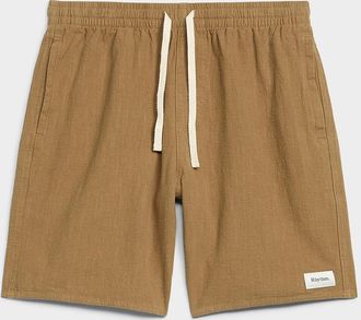 Rhythm Mens Jam textured linen short