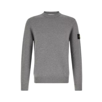 Stone Island Maglieria Girocollo - - Knitwear - Uomo - Grigio - S