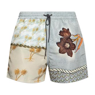 Paul Smith Beachwear, male, Multicolor, Size: XL Printed Swim Shorts