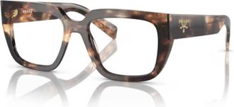 Prada A03v Vista Oversized Square Frame Tortoiseshell Acetate Eyewear