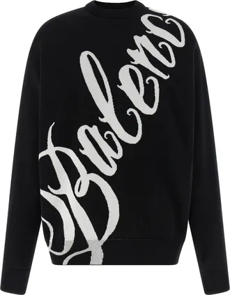 Balenciaga Bicolor Cotton Womens Cardigan