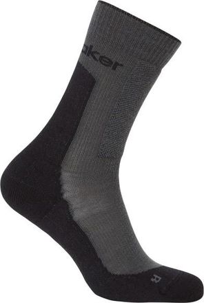 Icebreaker Merino Hike+ Medium Crew Wandersocken für Damen | grau/schwarz