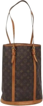 Louis Vuitton Pre-owned Bucket Bags, female, Brown, Size: ONE SIZE Pre-owned Vintage Canvas Bucket Bag