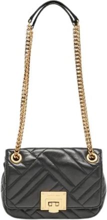 Michael Kors Pre-owned Leren Schoudertas - Dames - Vintage Schoudertas - Zwart - ONE Size - Leer - Vintage