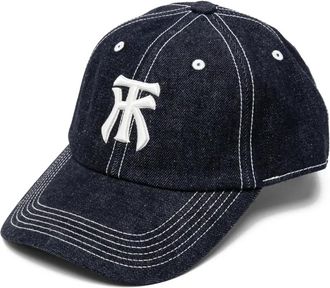 AMBUSH Honkbalpet met geborduurd logo en contrasterend stiksel - Blauw