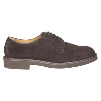 Doucal's Business Shoes, male, Brown, Size: 11 US Derby Light Scamosciato