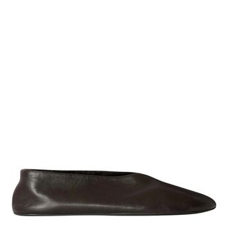 The Row Ballerinas, female, Brown, Size: 11 US Stella Slipper