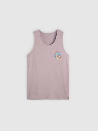 Levi's Relaxed Graphic Tank Top - Mens - 2XL - Purple / Surf Purple Dove