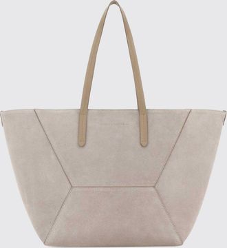 Brunello Cucinelli Borsa a spalla BC Duo tote in camoscio