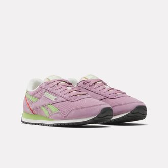 Reebok Classic Sneaker REEBOK CLASSIC CLASSIC AZ, Damen, Gr. 37,5, berrychill, shaggr&uuml;n, washedschwarz, Leder, Synthetik, Textil, Schuhe Sneaker