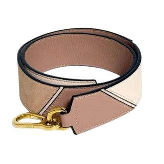 Loewe Pre-owned Accessories, female, Pink, Size: ONE SIZE Pre-owned Puzzle Leather Shoulder Strap