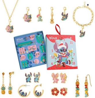 Disney Lilo & Stitch Advent Calendar 12-Piece Jewelry Set in Multicolor at Nordstrom