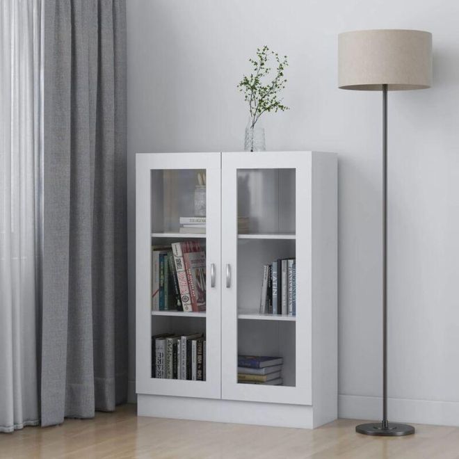 Vitrine Murale Suspendue VidaXL - Armoire De Rangement Avec Portes - Étagère Salon - Neuf