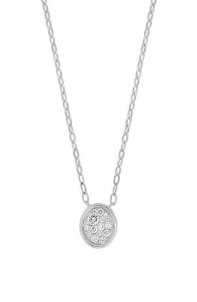 Bony Levy Mika Diamond Pendant Necklace (Nordstrom Exclusive) in 18K White Gold at Nordstrom, Size 18