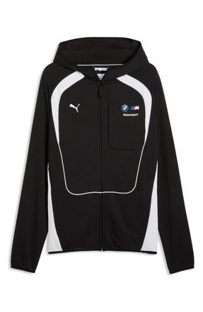 Puma BMW M Motorsport Zip Hoodie in Puma Black at Nordstrom, Size Xx-Large