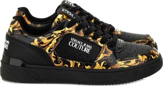 Versace Jeans Couture Sneakers con stampa barocca - Nero