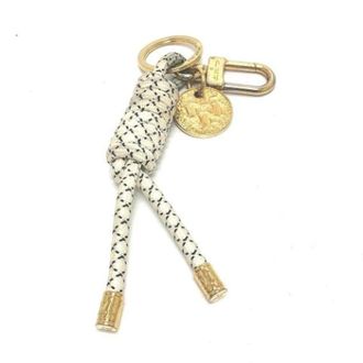 Louis Vuitton Pre-owned Tessuto key-holders - - Pre-owned - Uomo - Bianco - ONE SIZE