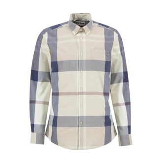 Barbour Casual Shirts, male, Beige, Size: XL Harris Tailored Shirt