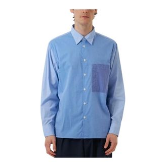 Universal Works Uomo, Magliette, Blu, L, new