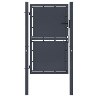 Berkfield Home Garden Gate Steel 100x175 cm Anthracite