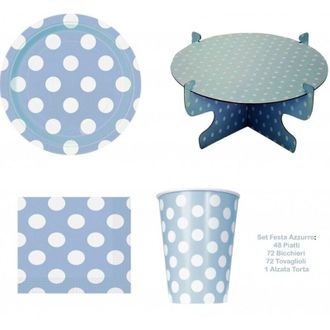 Trade Shop Trade Shop - Kit 72 Servilletas De Papel 72 Gafas 48 Placas 1 Pastel De Fiesta Levantado