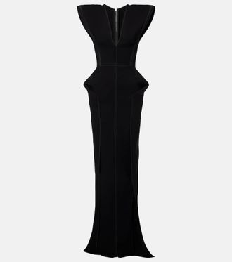 Maticevski Graduate peplum gown