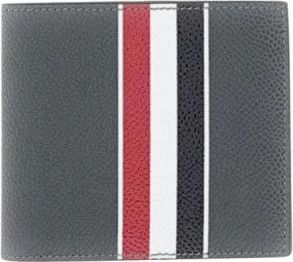 Thom Browne Wallets & Cardholders, male, Gray, Size: ONE SIZE RWB Stripe Billfold Wallet