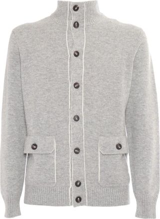 KANGRA Giubbotto C/Bottoni Rasato Calato Con Tasche - Heren - Vesten - Grijs - 2XL - Truien & Vesten