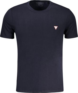 Guess Blauw Biokatoenen Heren T-shirt