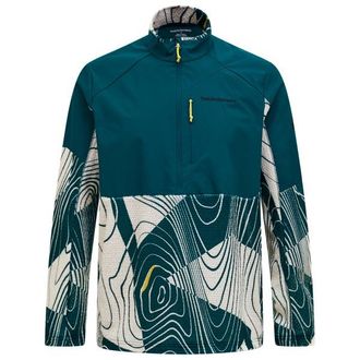 Peak Performance Aop Freelight Alpha Half Zip Fleecejacke f&uuml;r Herren | blau