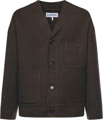 Loewe Cotton And Silk Blend Cardigan