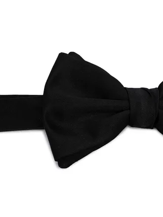 Emporio Armani Silk Bow Tie - Black