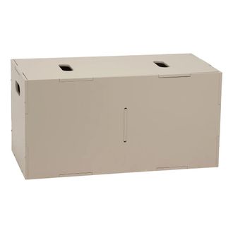 Nofred Cube Aufbewahrungsbox, long, beige